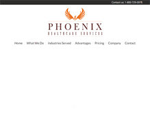 Tablet Screenshot of phoenixhcs.com